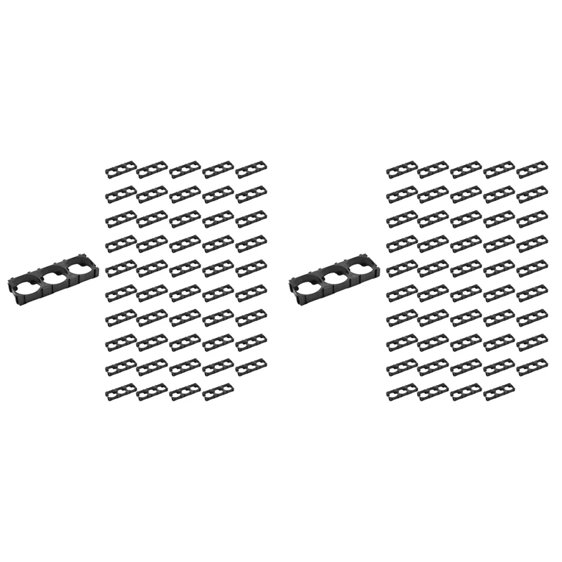 

Новинка 2023 года, 100 шт., 21700, проставка для литиевых элементов, тройной держатель для батареи, кронштейн для аккумуляторной батареи, фиксированная батарея «сделай сам», отверстие 21,7 мм, Di