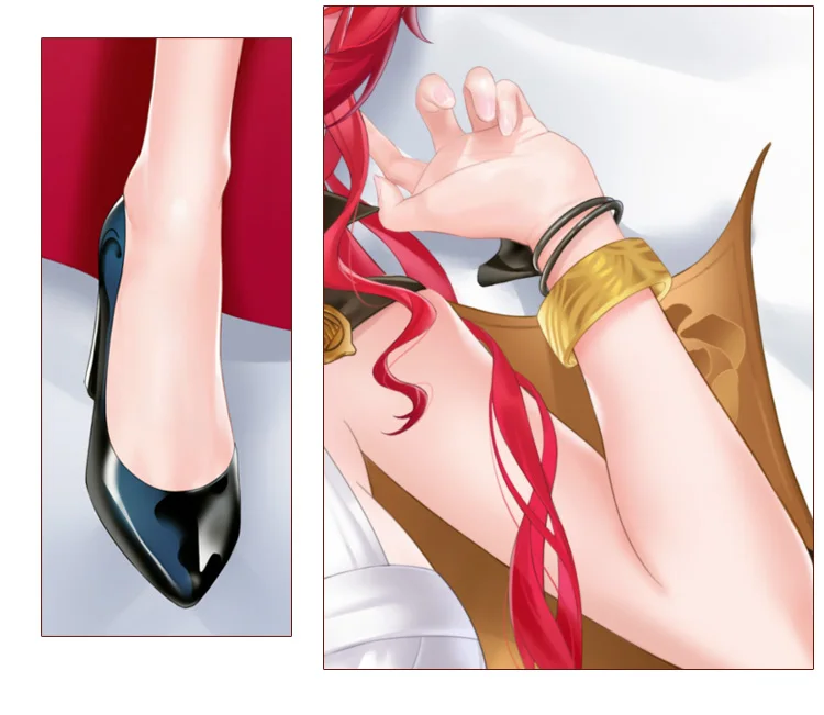 애니메이션 게임 Honkai Himeko 섹시한 다키마쿠라, 아늑한 베개 커버, 장식 침대 라이너, 크리스마스 선물, NPC