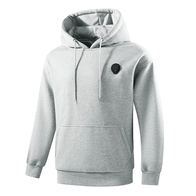 

New Winter Smart Five Zone Heating Hooded Sweatshirt Loose Casual Comfortable Warm Fit For Men And Women Electric Heating