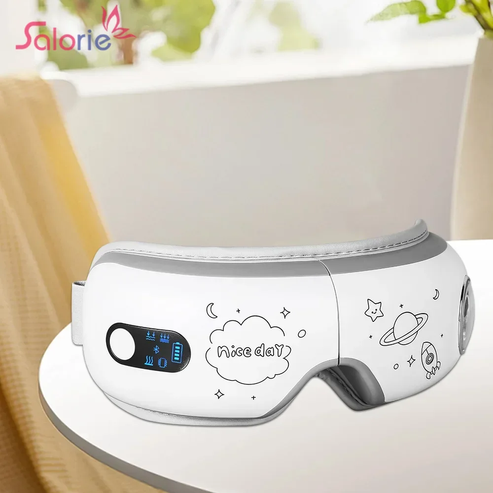 

Eye Massager Air Bag Vibration Massage Bluetooth Music Hot Compress Acupoint Massage Reduce Children Eye Fatigue Vision Recovery