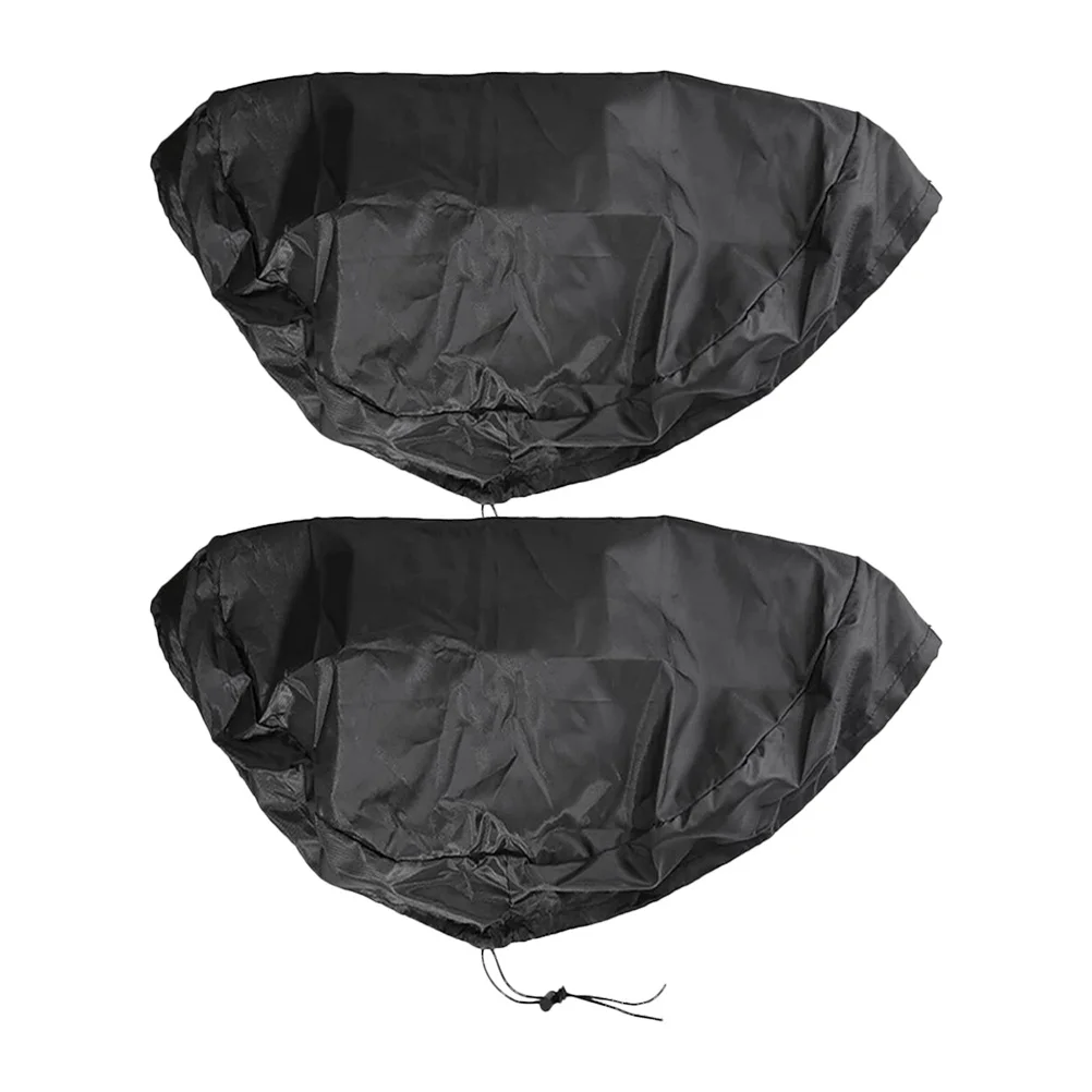 2 قطعة غطاء دلو خارجي قماش أكسفورد مقاوم للماء غطاء طبل متين غطاء حماية برباط قابل للتعديل مناسب لـ 55 جالون #1