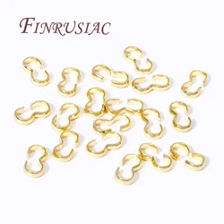 50-100Pcs/Lot Clasps Clasp For Beaded Necklaces 18K Gold Plated Connector Clasp For Bracelets Accessories,DIY Jewelry Making