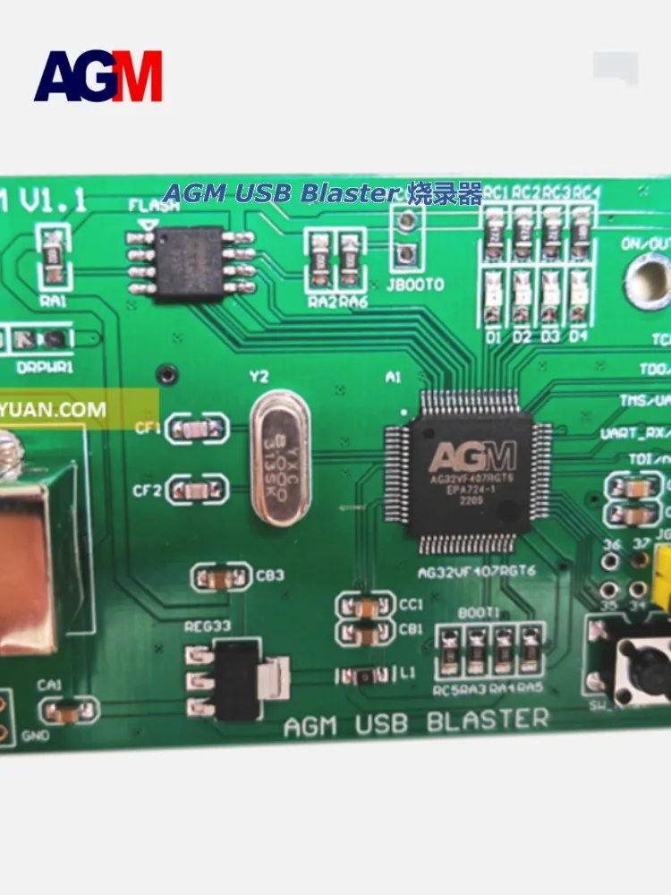 AGM USB BLASTER Debugging Burner Downloader Supports FPGA, CPLD, MCU Speed Increase By 2 Times