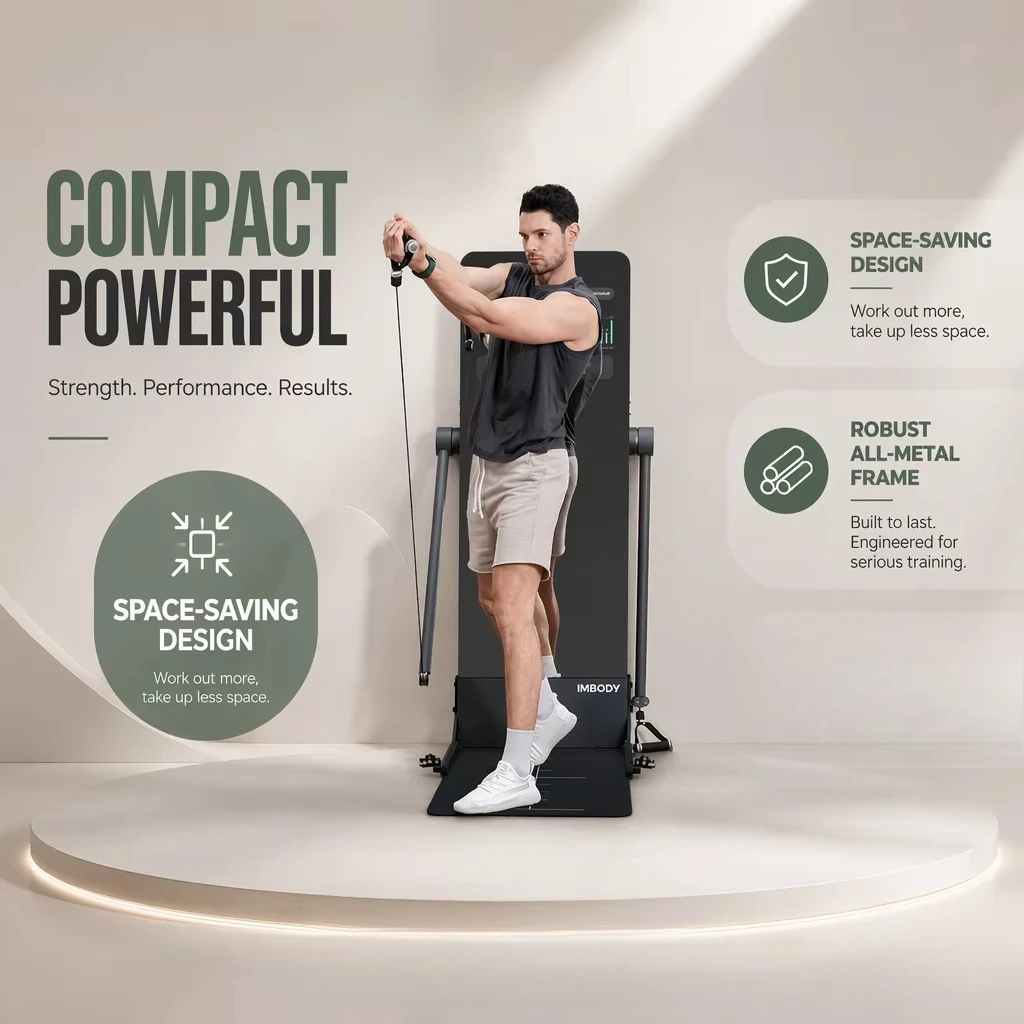 Smart Fitness Mirror, Commercial Grade, Heavy Duty Home Gym Equipment, Premium Quality, AI-Powered Workout Mirror