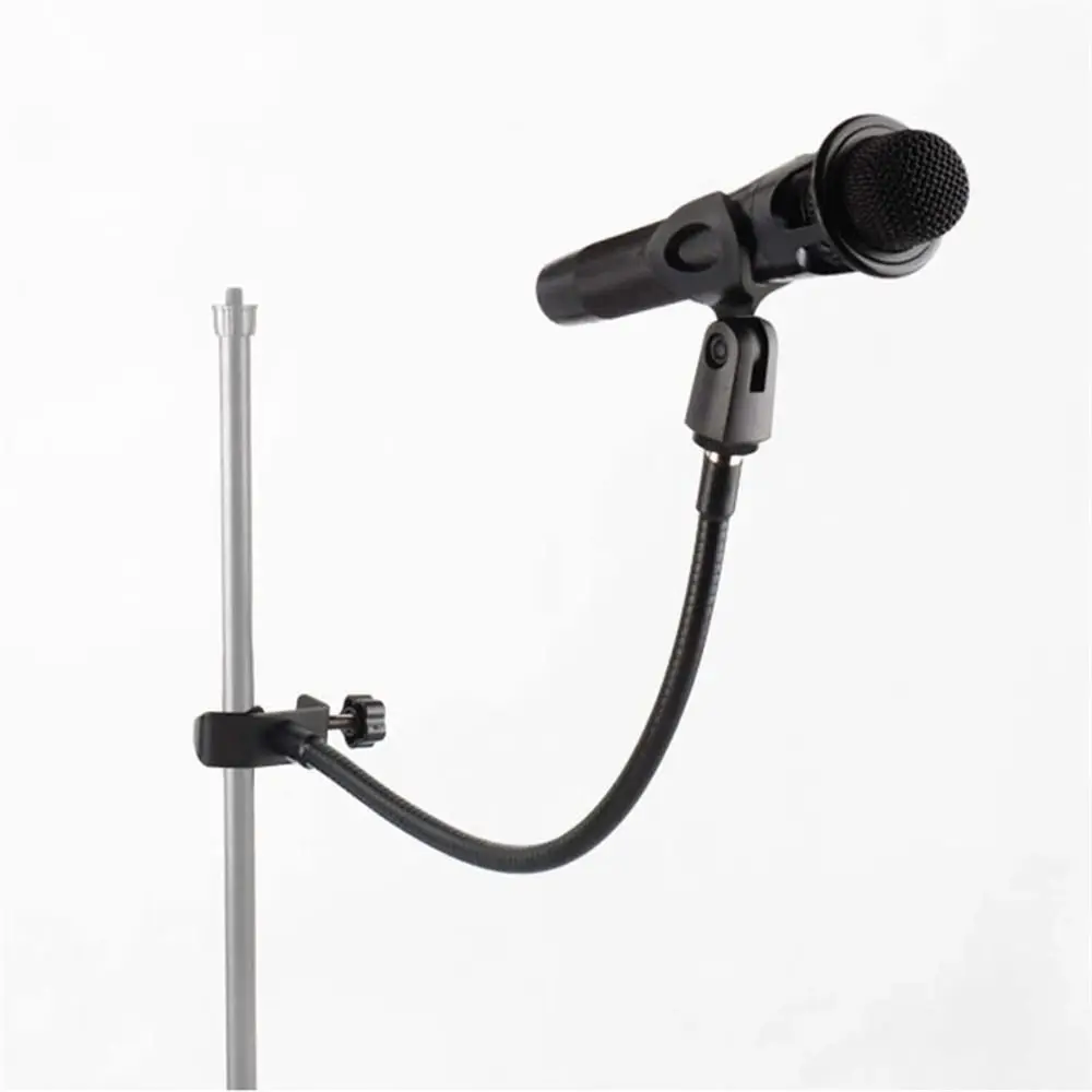 Clip Clamp Bracket Microphone Holder Stand Replacement Holder Mic Arm with Heavy Duty Microphone Stand Desk Mic Stand