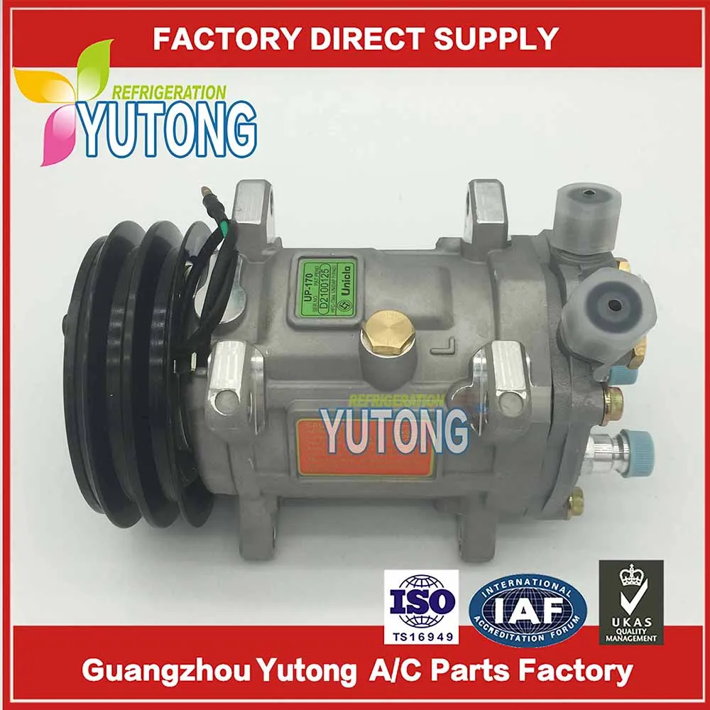 UP170 AC Compressor For Unicla Car Auto Air Conditioning UP170-6680 24V 145MM