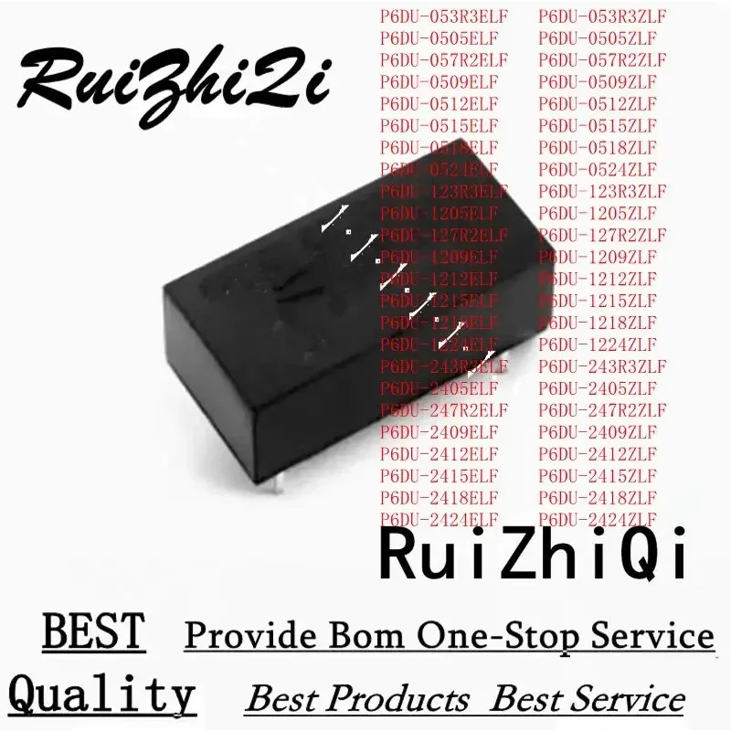 

10PCS/LOT P6DU P6DU- 053R3 0505 057R2 0509 0512 0515 0518 0524 1205 1209 1212 1215 1218 1224 2405 2409 2412 2415 ELF ZLF POWER
