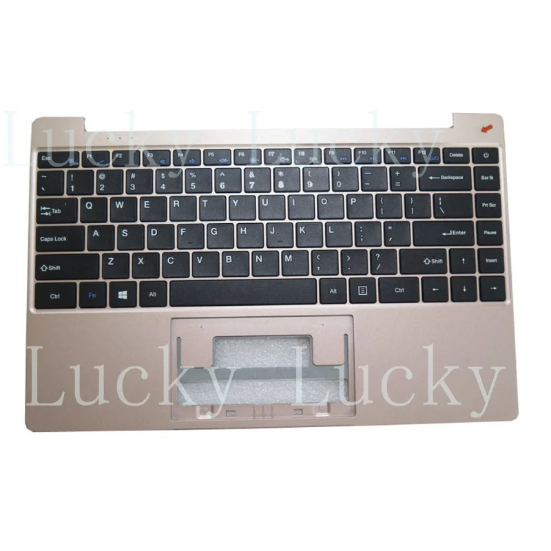 

f f f Used Gold PalmRest&US Keyboard For IPASON Storm Dragon P3 XU141 MB3151080 F0043