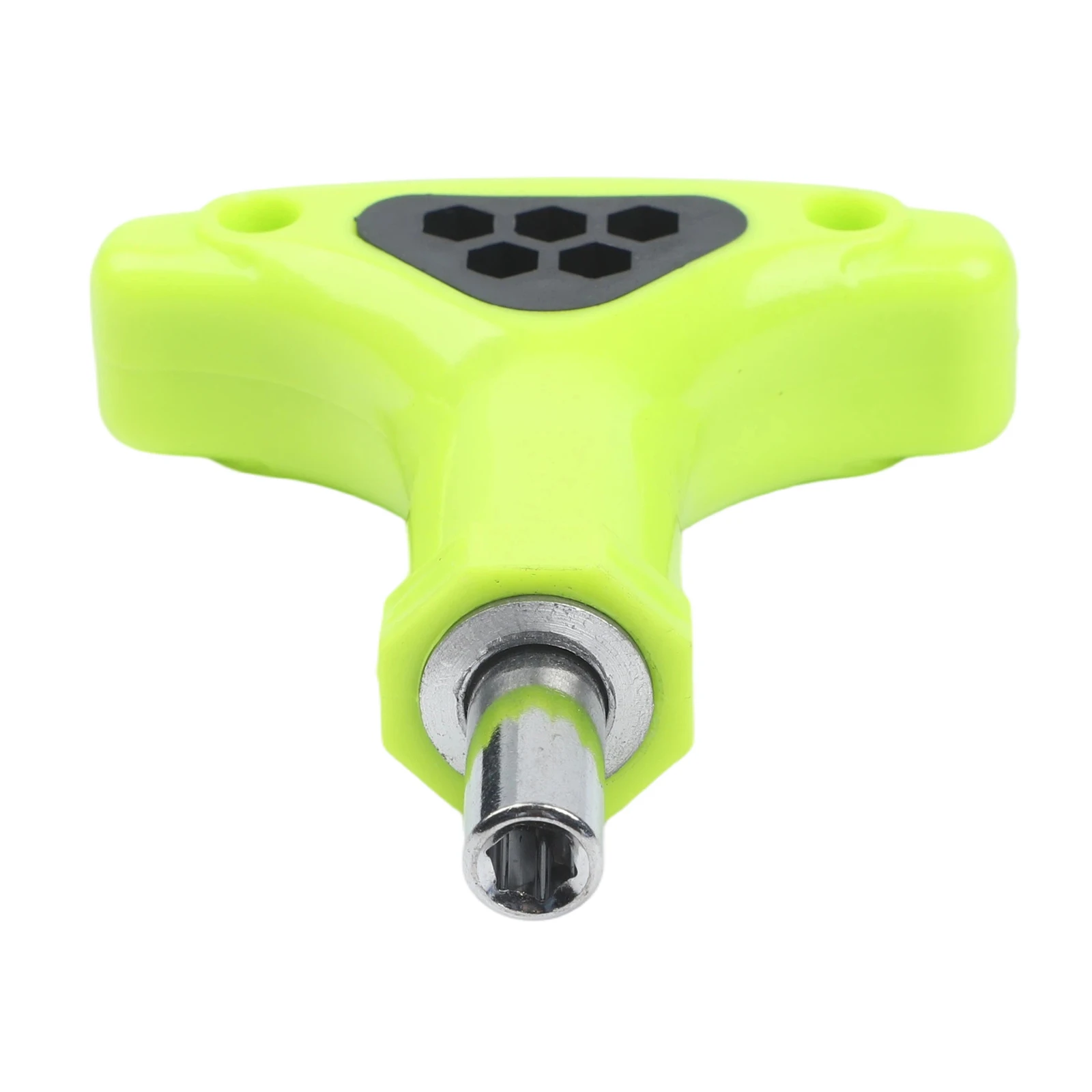 Chave de catraca com cabo em T, suporte magnético para bits com 5 furos de armazenamento, chave de catraca bidirecional para chave de fenda hexagonal.