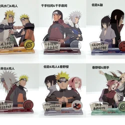 Cartone animato giapponese Naruto anime personalità periferica modello ornamenti supporto acrilico set completo di personaggi delle carte anime one piece