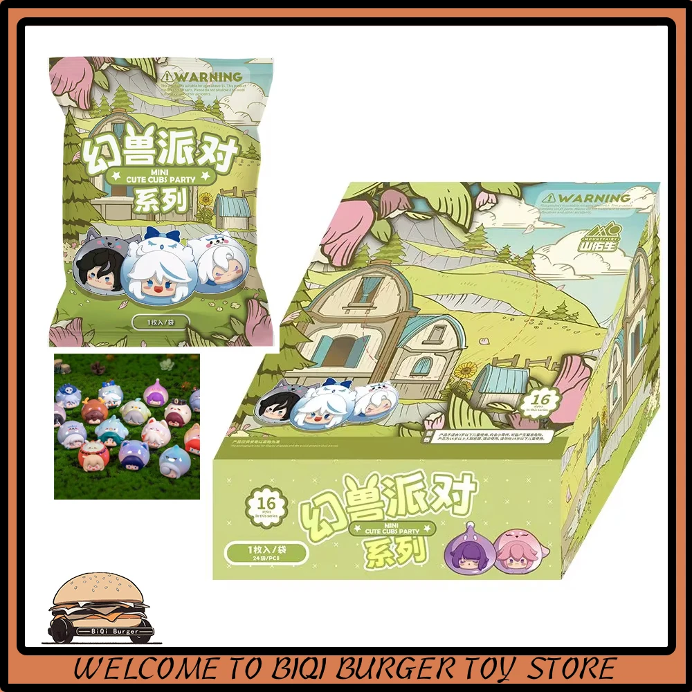 

Furina Anime Figure Genshin Impact Blind Box Q Version Kamisato Figures Game Surprise Box Pvc Mini Dolls Desk Decora Toys Gifts