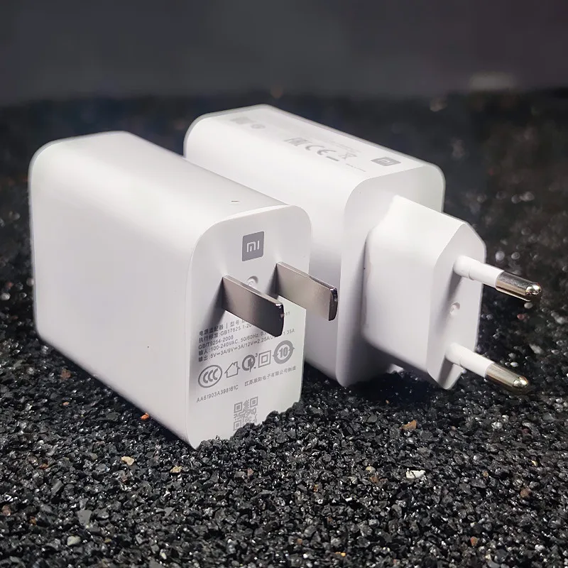 Original Xiaomi Charger 27W EU/US Fast Charge Adapter Type C Cable For Mi 9 8 SE 9T pro Redmi Note 7 K20 Pro - náhled 5