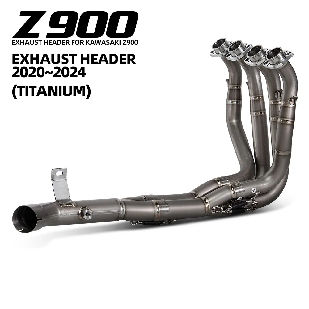 

For Kawasaki Z900 2020-2024 Motorcycle Exhaust Header Manifold Front Pipe Racing Performance Upgrade Kit Street Bike