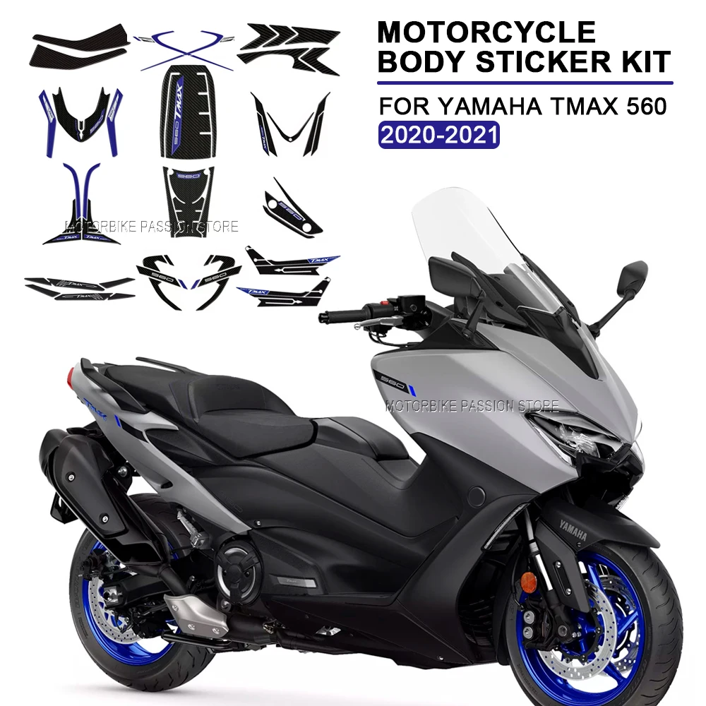 Tmax 560 Adesivo moto kit decalcomania impermeabile accessori per Yamaha T-max 560 Tmax560 T-max560 2020-2021