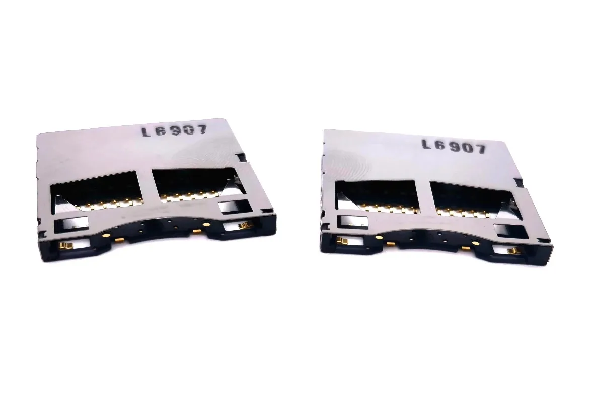 1Pcs SD Memory Card Slot Assembly Replacement For Panasonic Lx2
