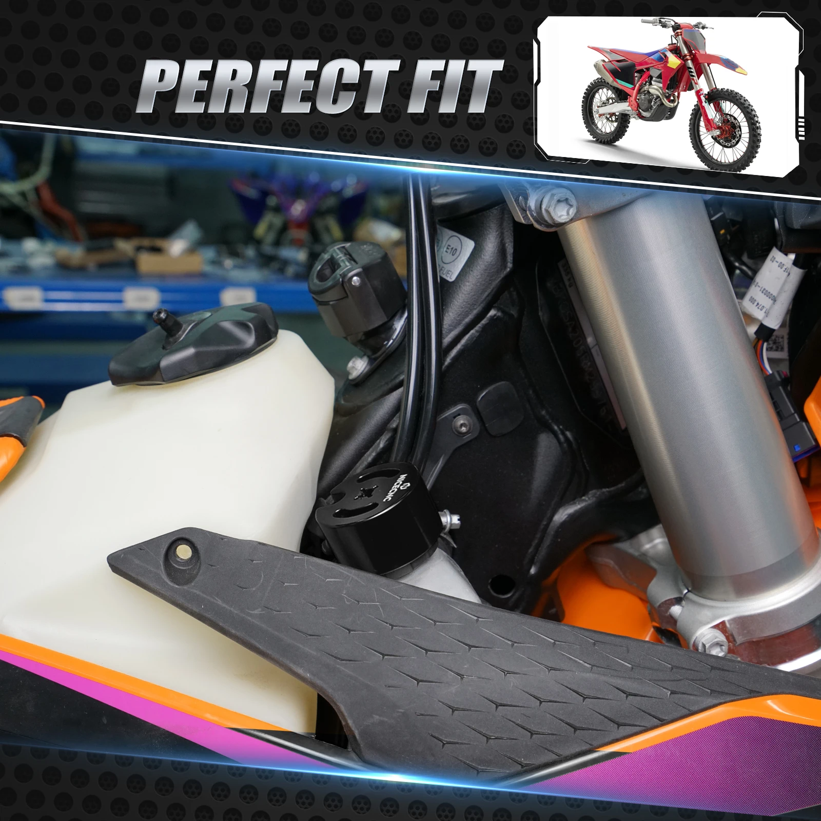 NICECNC 2024 para KTM EXC 300 SX 125 SX-F 450 EXC-F 350 XCW 500 XC 300 para Husqvarna TE300 GasGas EC300 herramienta de extracción de tapa de radiador