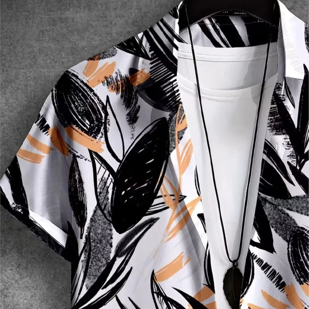 2026 Casual Men's Shirts Camisas Masculina Shirts For Man Menswear Clothing Men's T-shirts Simple Style Commuting Hip Hop Daily