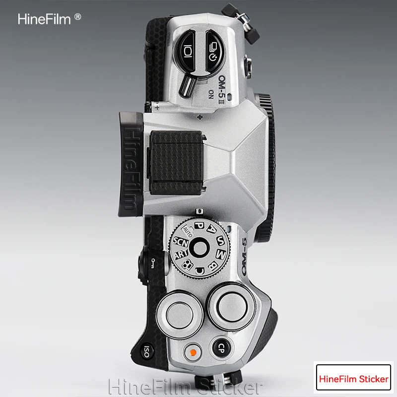 Hinefilm Pelle per Olympus OM-5 Mark II Adesivo per fotocamera OM-5II Decalcomania per fotocamera Pelle OM5II Wrap Cover per OM SYSTEM OM-5 Mark II Pelle