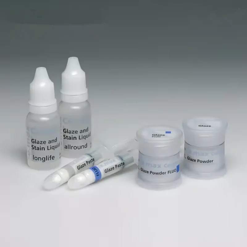 Ivoclar Dental Ceramic Glaze Powder Ceramic Glaze Dyeing Solute Low Temperature Color Glaze Paste Denture Process Consumable