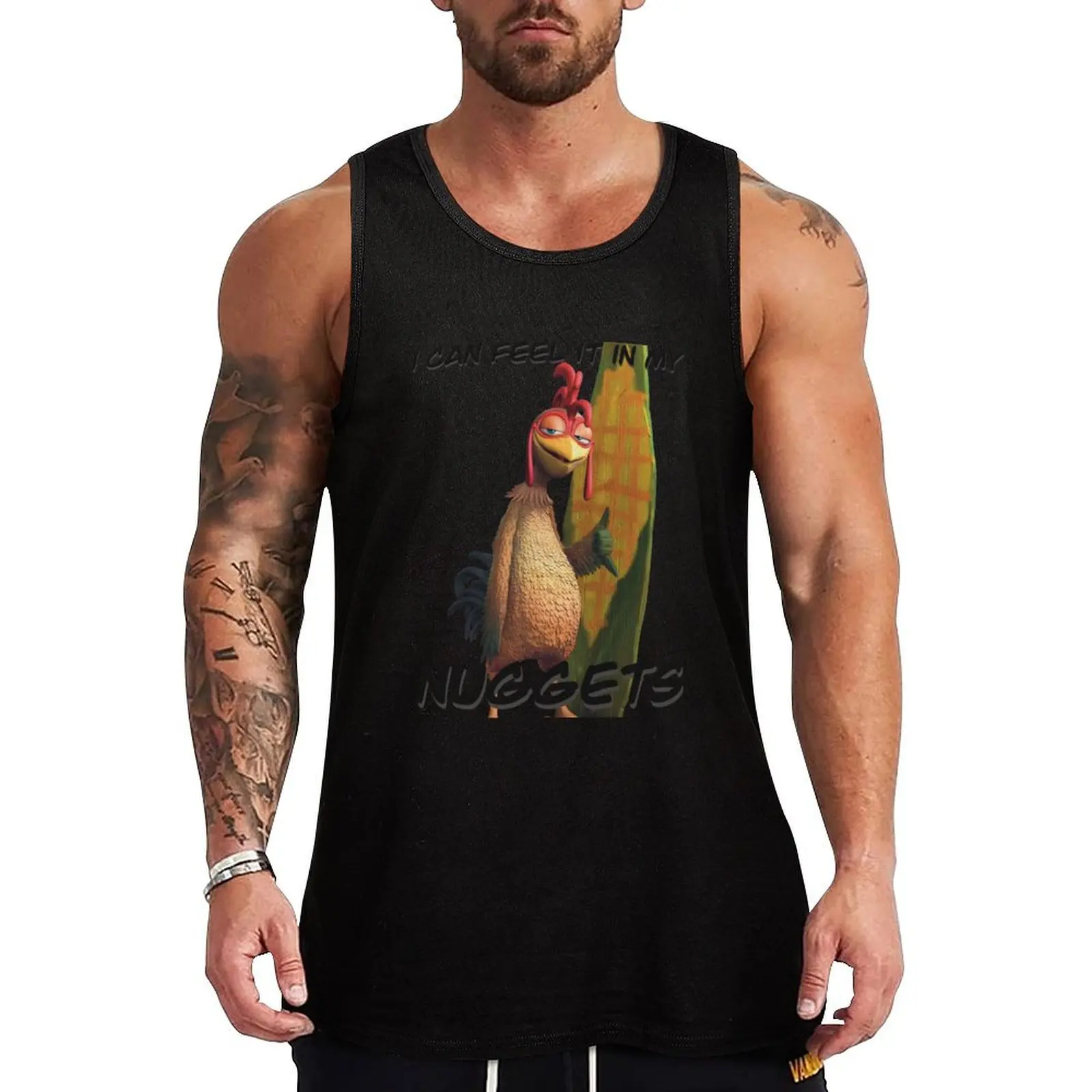 

Chicken Joe Tank Top Man clothes for gym Men's fitness t-shirt gym shirt man T-shirt Men's gym