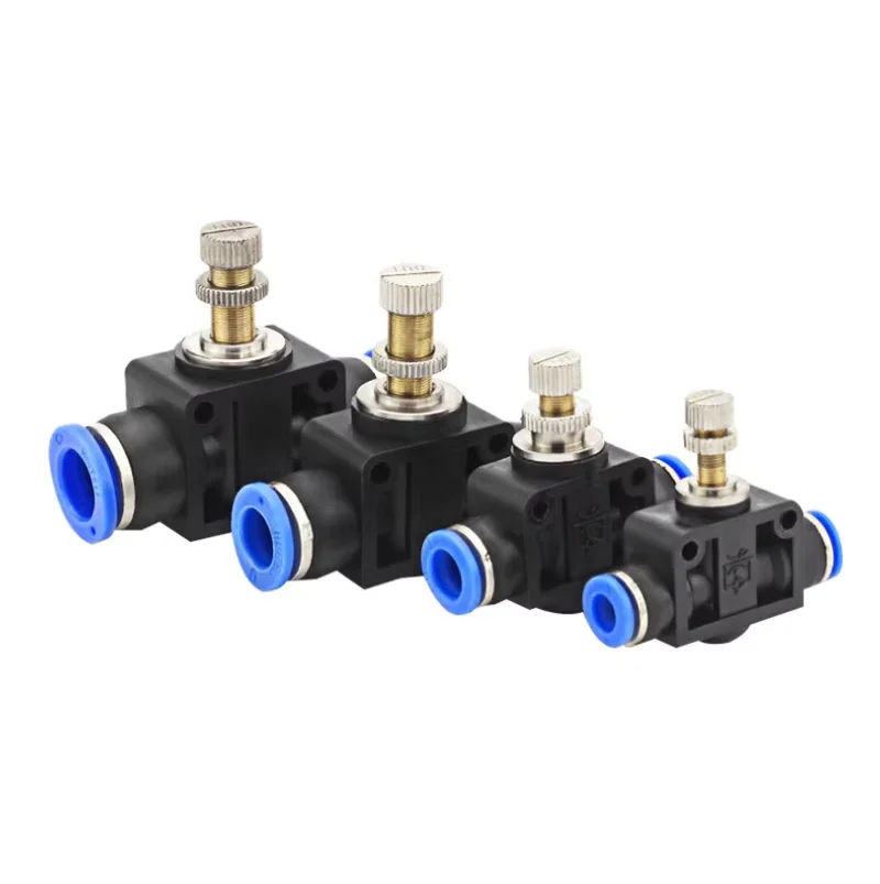 1/5pcs Pnuematic Push Connector Plastic Quick Release Connectors Air Line Fittings Splitters Tees Elbows Straight Valves PP Plug