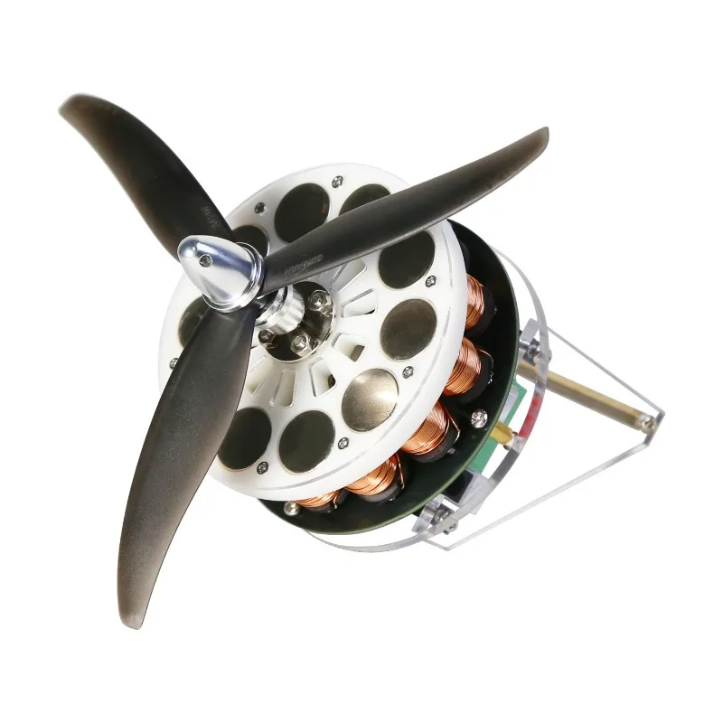 Axial Flux Brushless Motor Model Induction Coil High Speed Brushless Motor Fan Science Toy