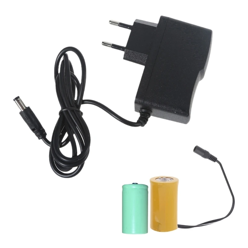 LR20 D Dummy Battery Eliminators ACPower Supply Cable Replace 2Pcs 1.5V Batteries Battery Eliminate Cable for LED DropShipping