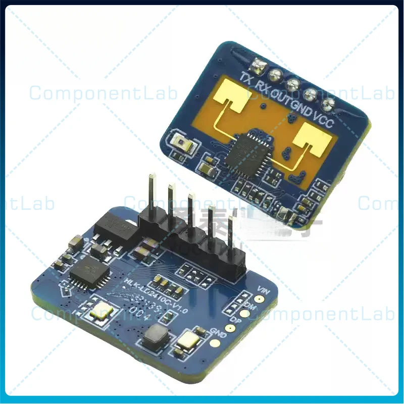 2-8pcs HLK-LD2410S Ultra Low Power Microampere 24G Human Presence Radar Sensor Module