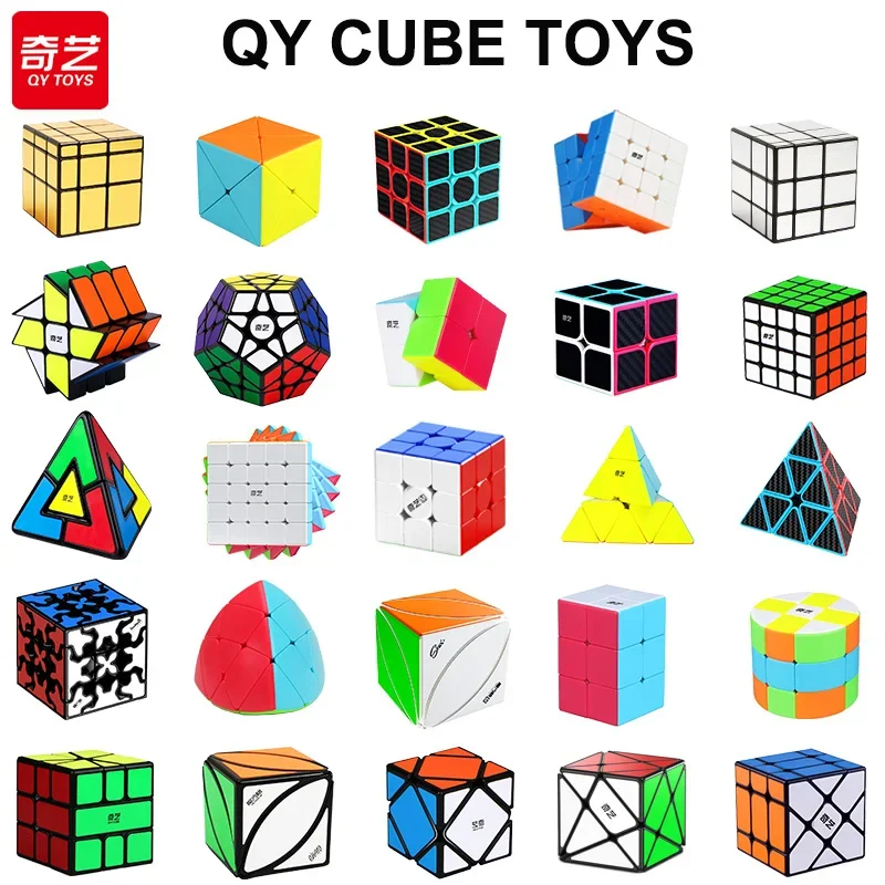 New QiYi Magic Cube 3x3 2x2 4x4 5x5 Pyraminx Skewb Mirror SQ1 3×3 Special Professional Speed Puzzle 3x3x3 Children Toy Cubo Magi
