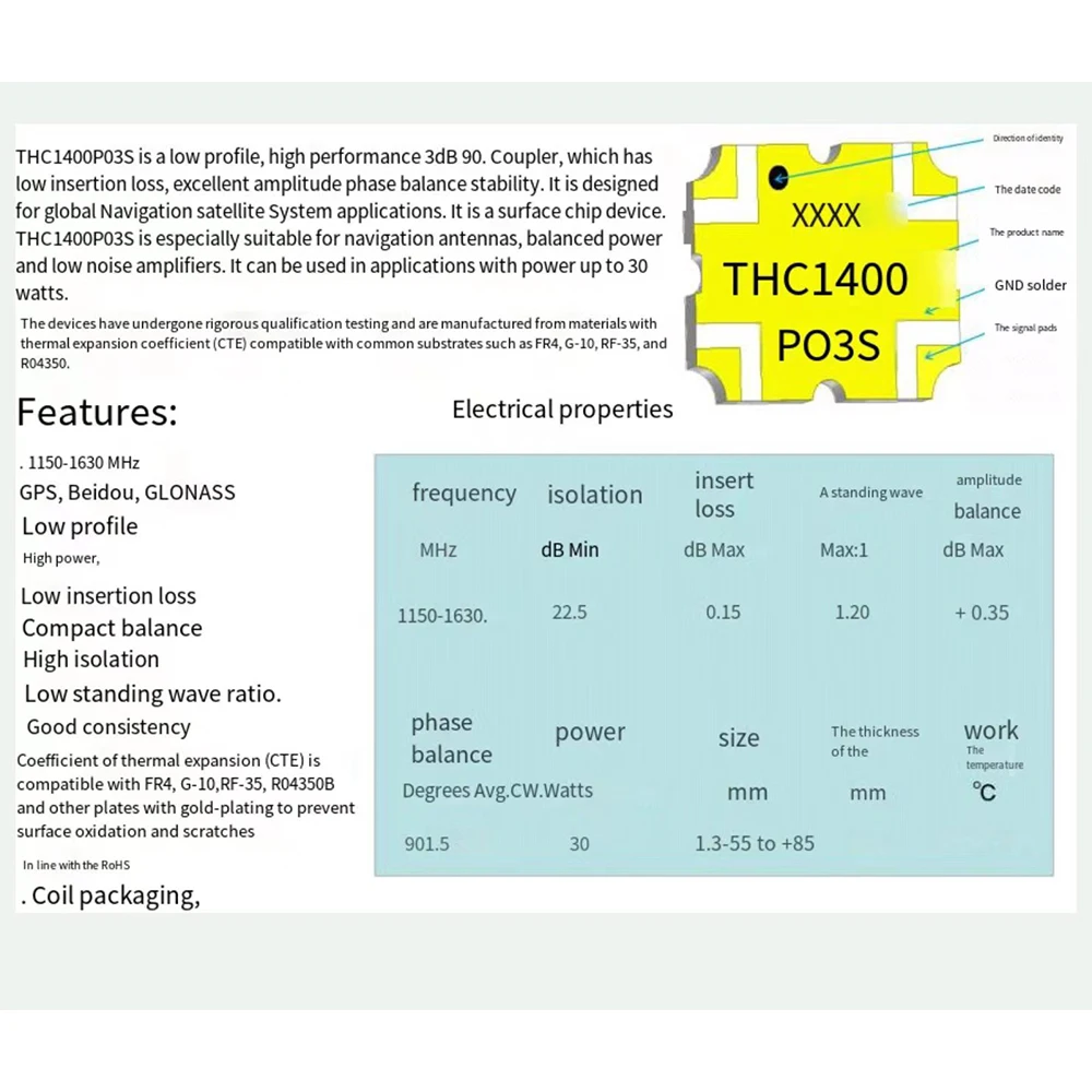 50 Cái/lốc THC1400P03S Trực Tiếp Thay Thế HC1400P03S