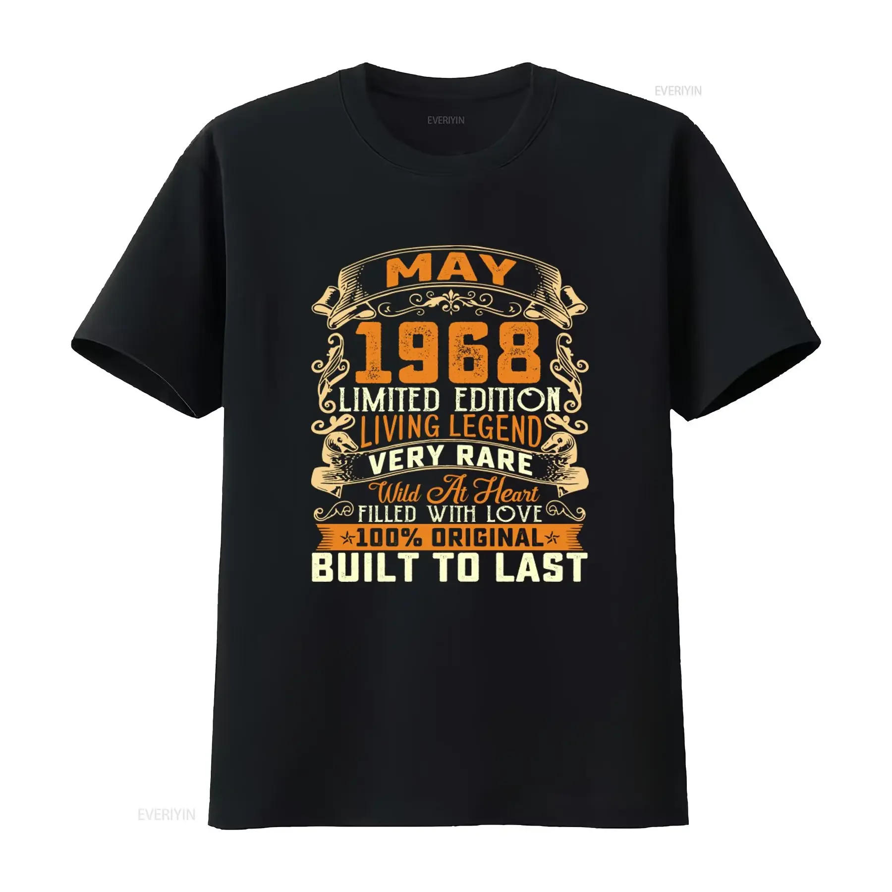 May 1968 Limited Edition Living Legend Very Rare Wild At Heart Filled With Love 100 Original Built To Last T Shirt vintage