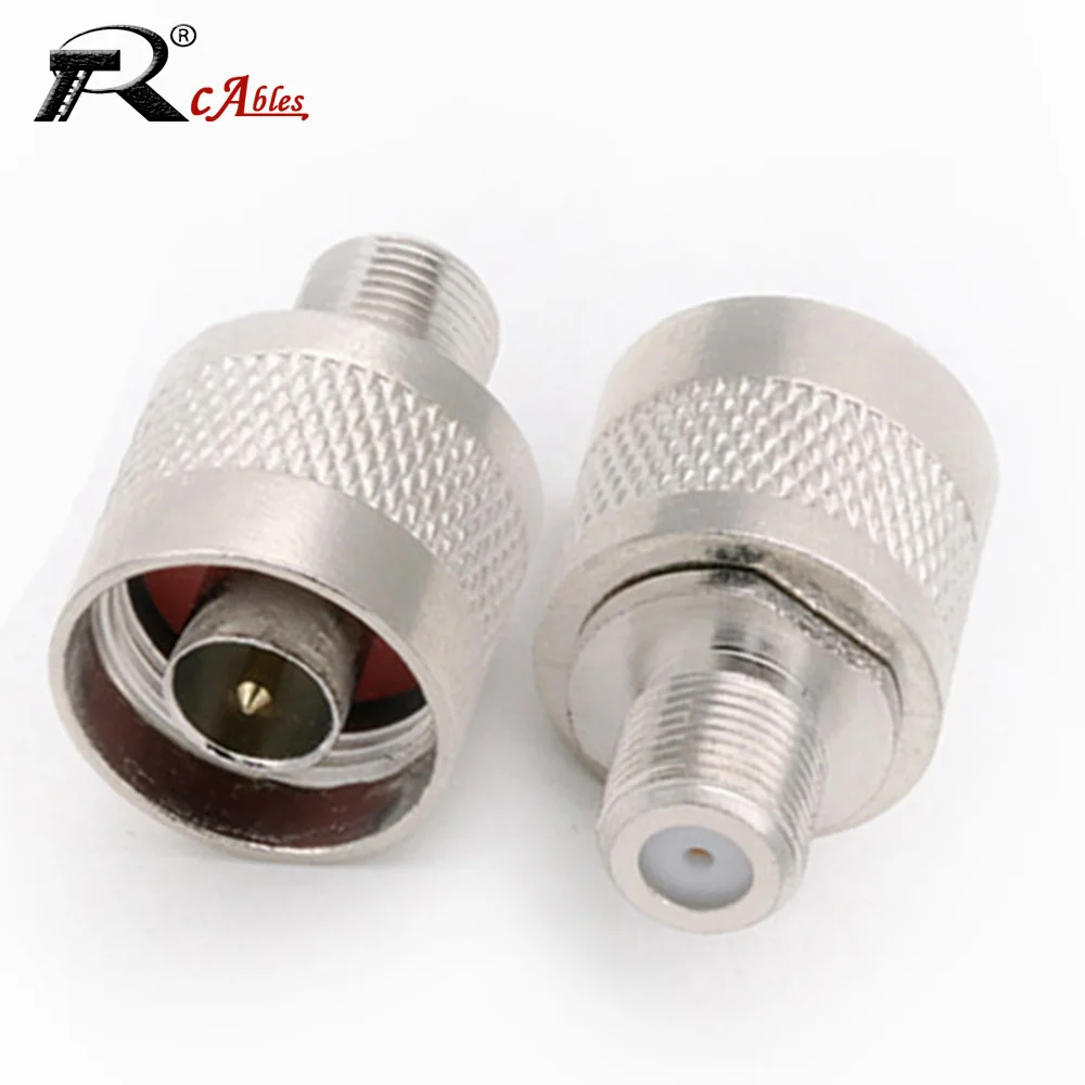 

RF Coaxial Adapter F Female to N Male Connector Test Converter Connector for CB Radio Extension Cable Kit