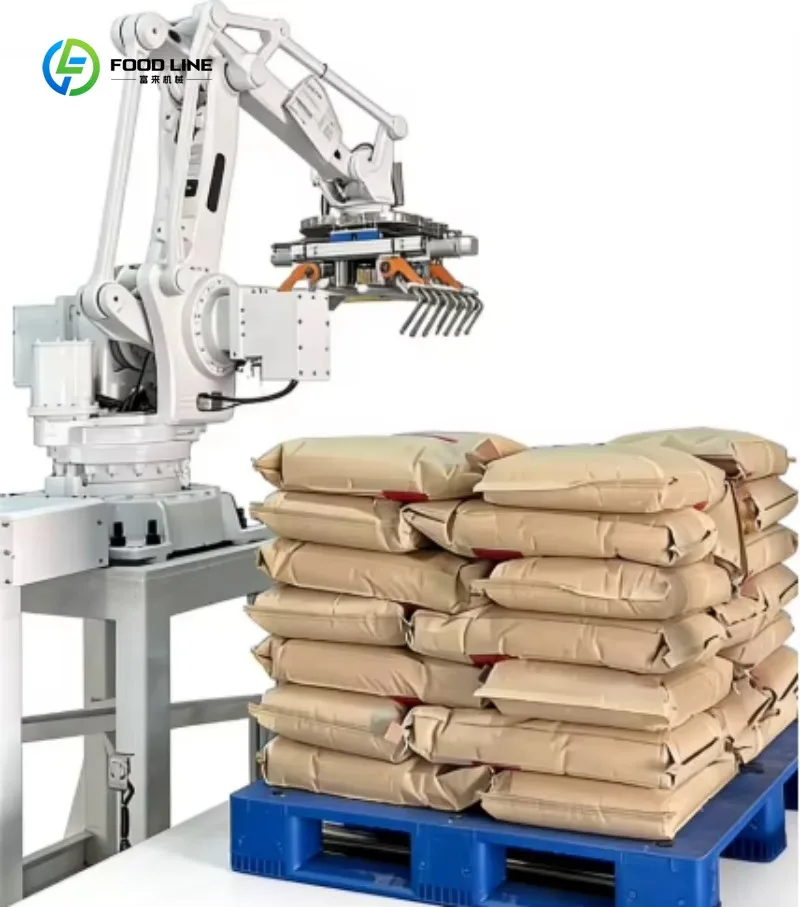 Robust Customized Warehouse Palletizer Stacking Machine for Heavy Industry Production Lines