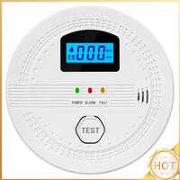 2 In 1 CO and Smoke Detector LCD Digital Display Portable Fire Co Alarm Battery Powered CO Gas Monitor Alarm CO Sensor Home Use