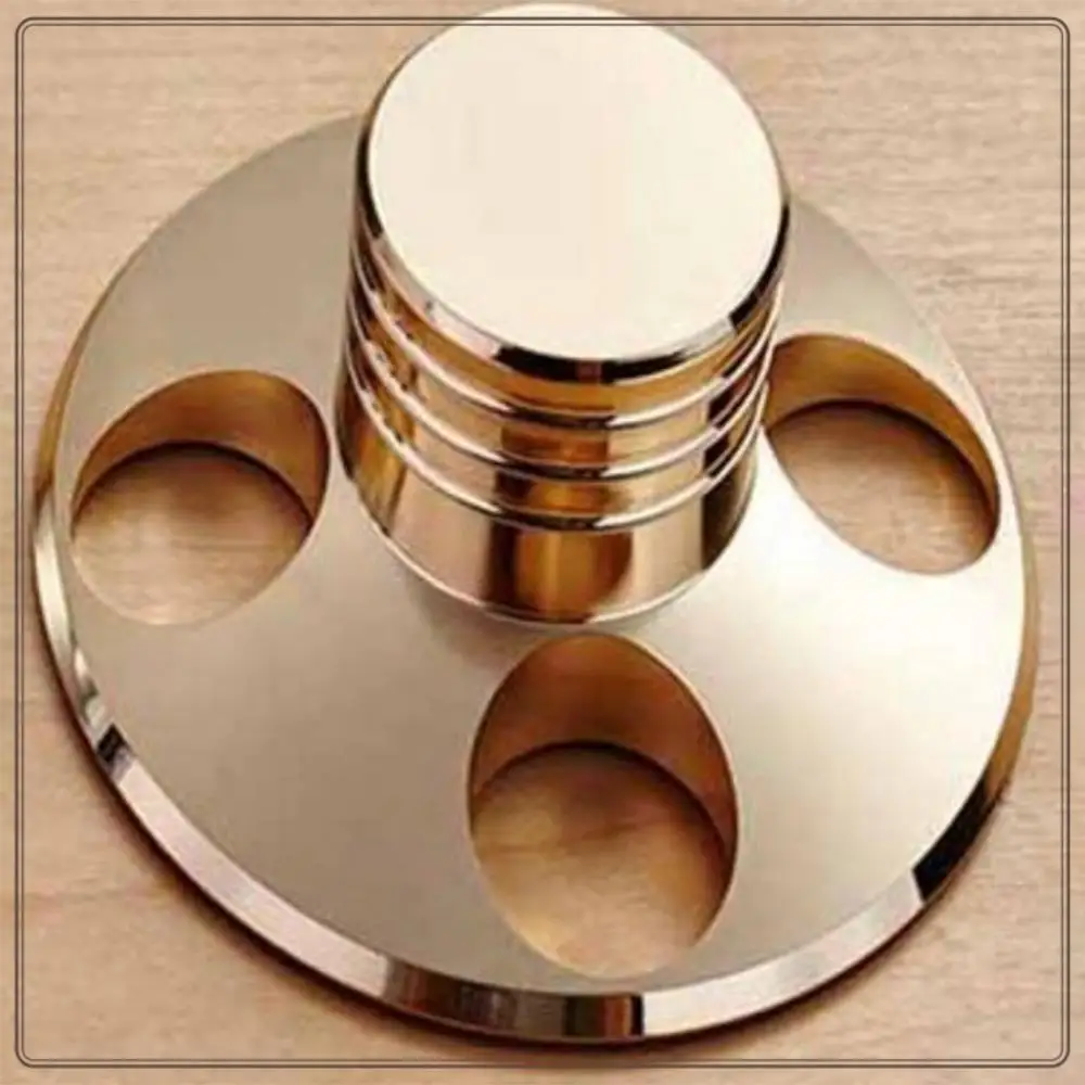 Надежные новые аудио виниловые проигрыватели LP, металлический стабилизатор дисков, проигрыватель пластинок, весовой зажим Hi-Fi, новые виниловые проигрыватели LP, металлические