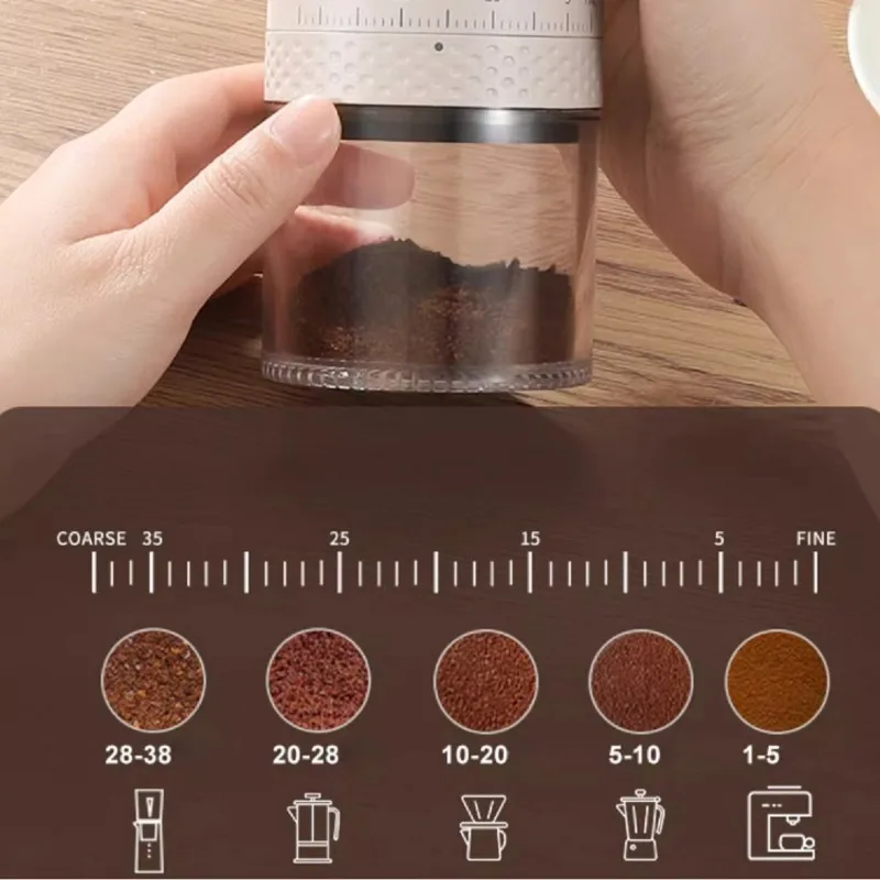 Electric bean grinding coffee machine Household small coffee bean grinder Portable Grinder Hand ground coffee machine