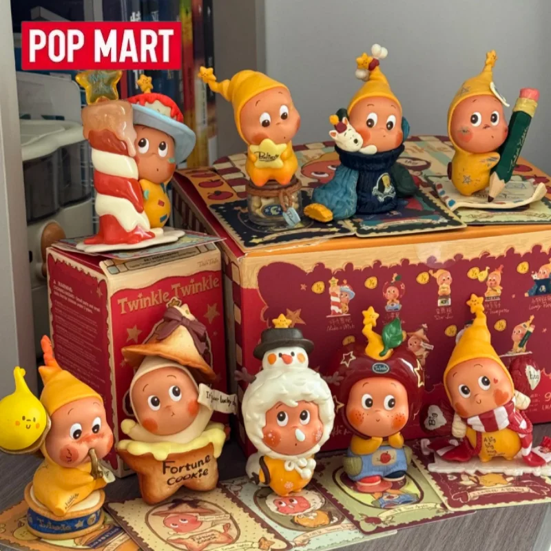

POP MART Twinkle Twinkle The Gifts From Stars Series Blind Box Mystery Box Guess Bag Toys Doll Desktop Collection Anime Figure