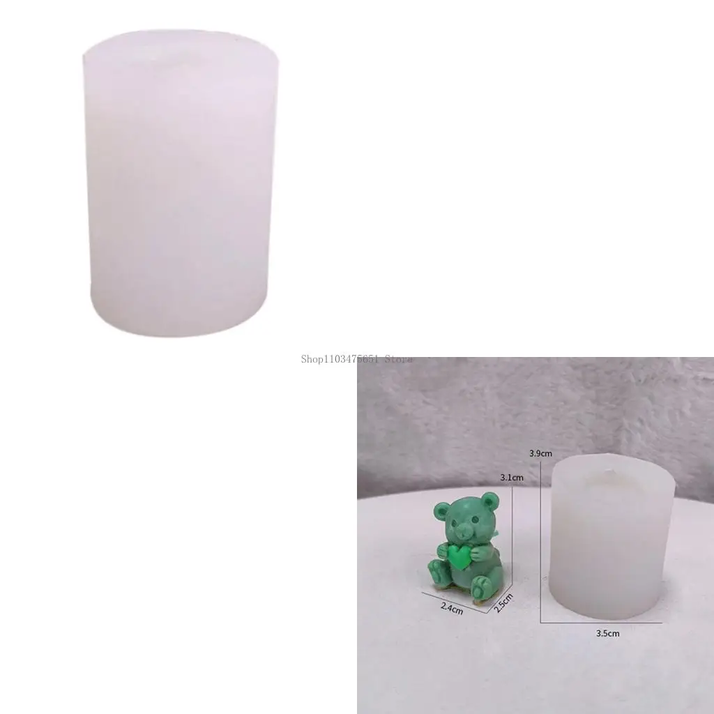 

Silicones Cake Molds Bear Pattern Baking Moulds Silicones Texture for Baking Enthusiasts Creating Chocolate Fondant