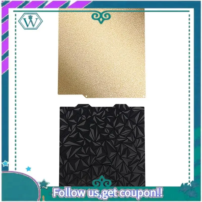 

Upgraded PEI PEO Build Plate 184X184mm Heated Bed As Shown Steel Sheet For Bambu Lab A1 Mini 3D Printer