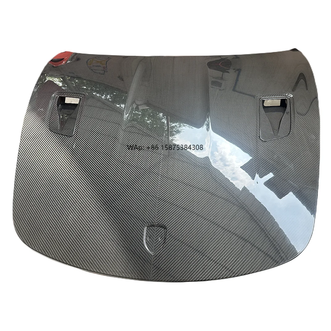 

High Quality RS Style Dry Forged Carbon Fiber Hood for 718 Boxster Cayman 2016-2021