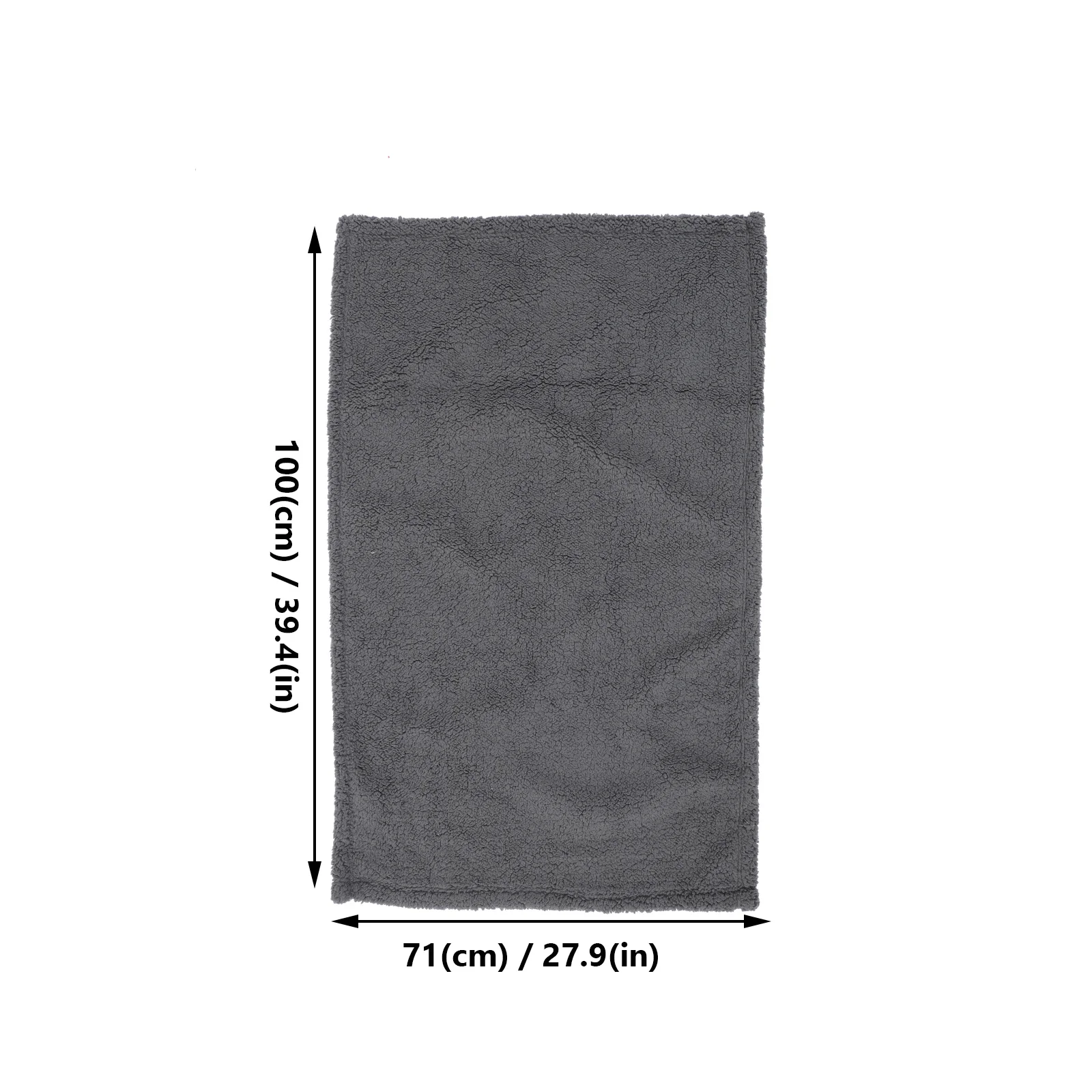 

Large Grey Pet Blanket Comfortable Waterproof Non Skid Mat Universal Dog Pads Soft Flannel Puppy Cat Travel Camping Car Sofa