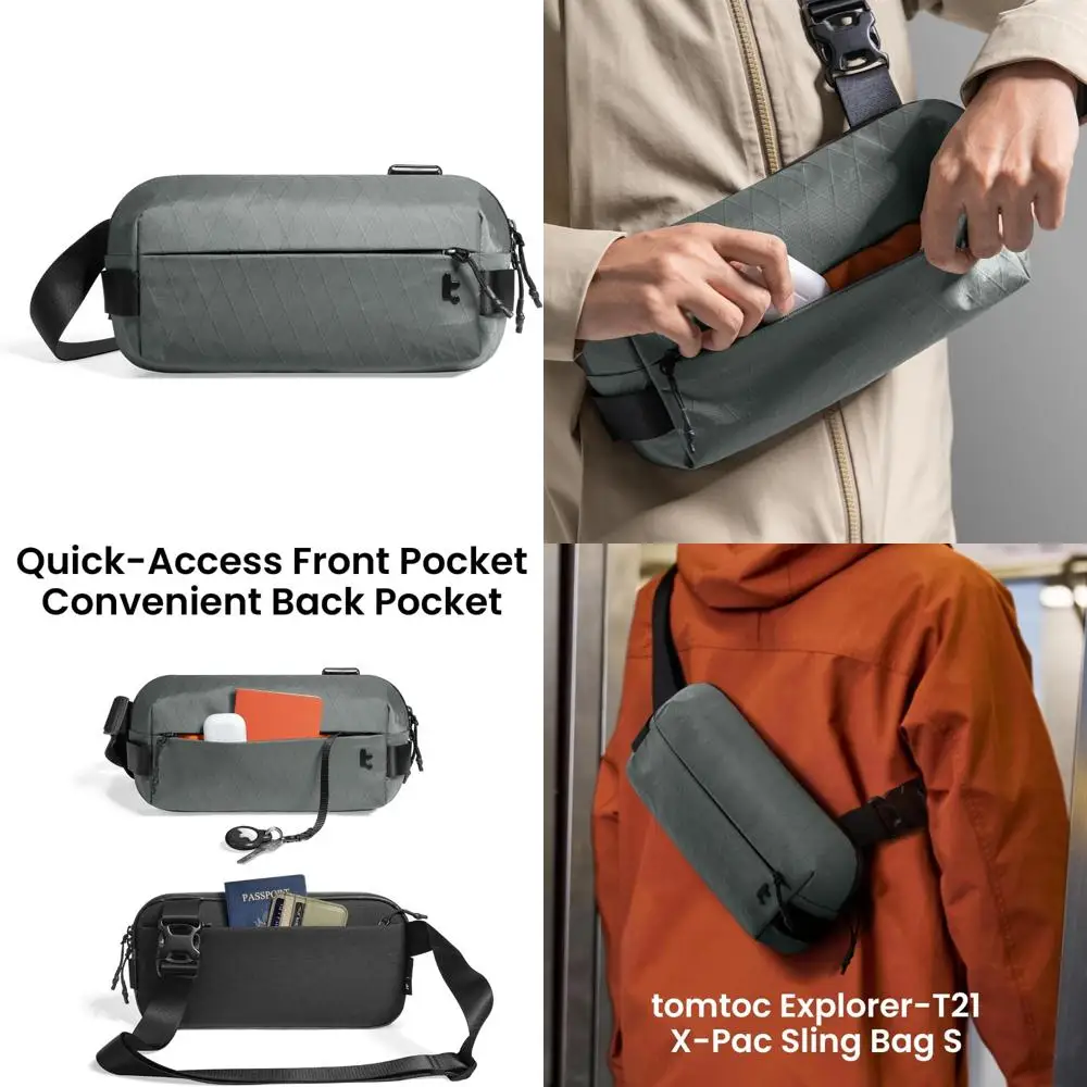 حقيبة كروس مدمجة EDC خفيفة الوزن للرجال والنساء للاستخدام اليومي
