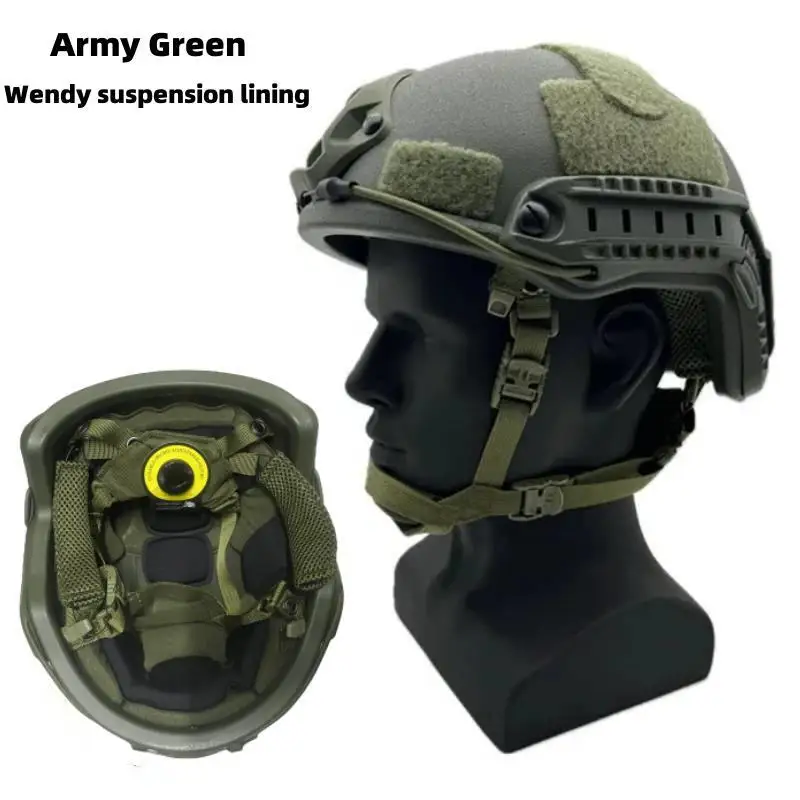 Баллистический тактический шлем ACH с высоким вырезом, кевла, высококачественный баллистический шлем NIJ IIIA, БЫСТРАЯ Венди, подвесная подушка, баллистический шлем Баллистический тактический шлем ACH с высоким вырезом, кевла, высококачественный баллистический шлем NIJ IIIA, БЫСТРАЯ Венди, подвесная подушка, баллистический шлем
