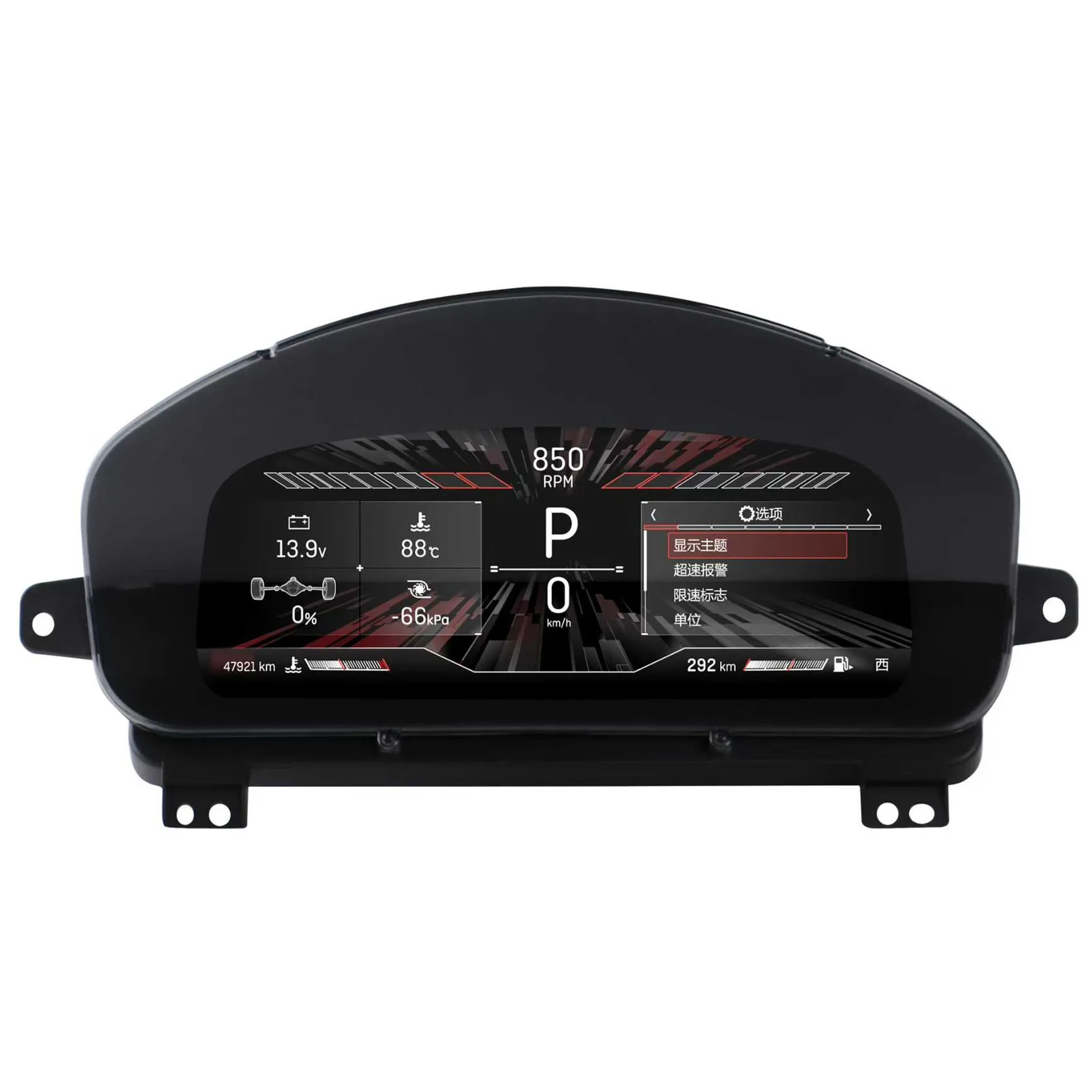 Upgrade LCD Digital Cluster Speedometer Instrument New Auto Meter For Cadillac Escalade 2006-2013