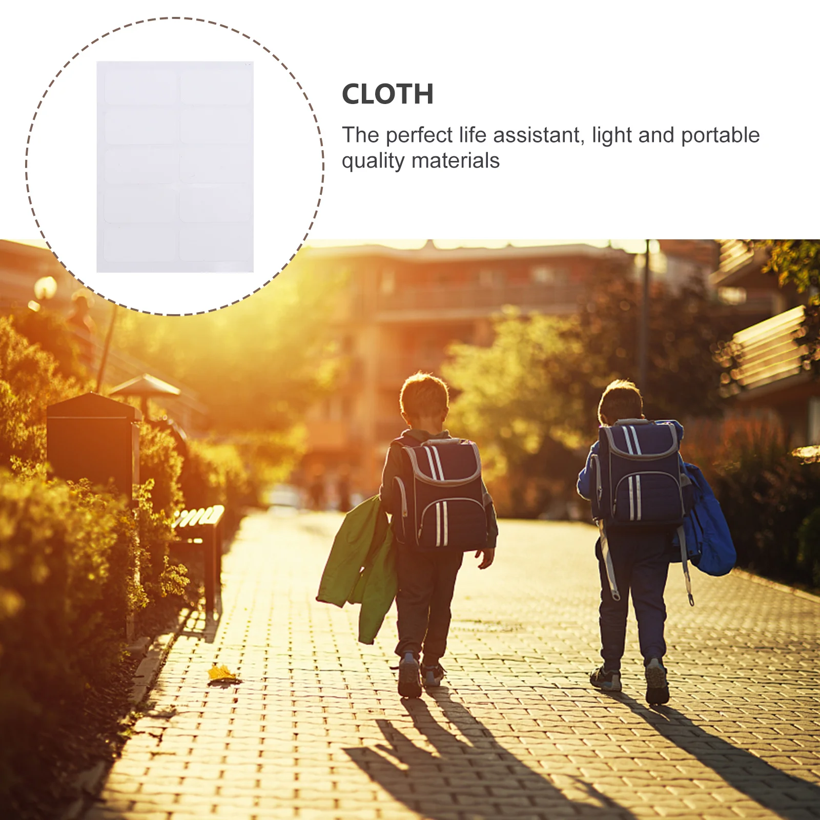 

10Sets Blank Name Label Stickers Reusable Washable Name Markers for Fridge Furniture Decoration Household Office School Use