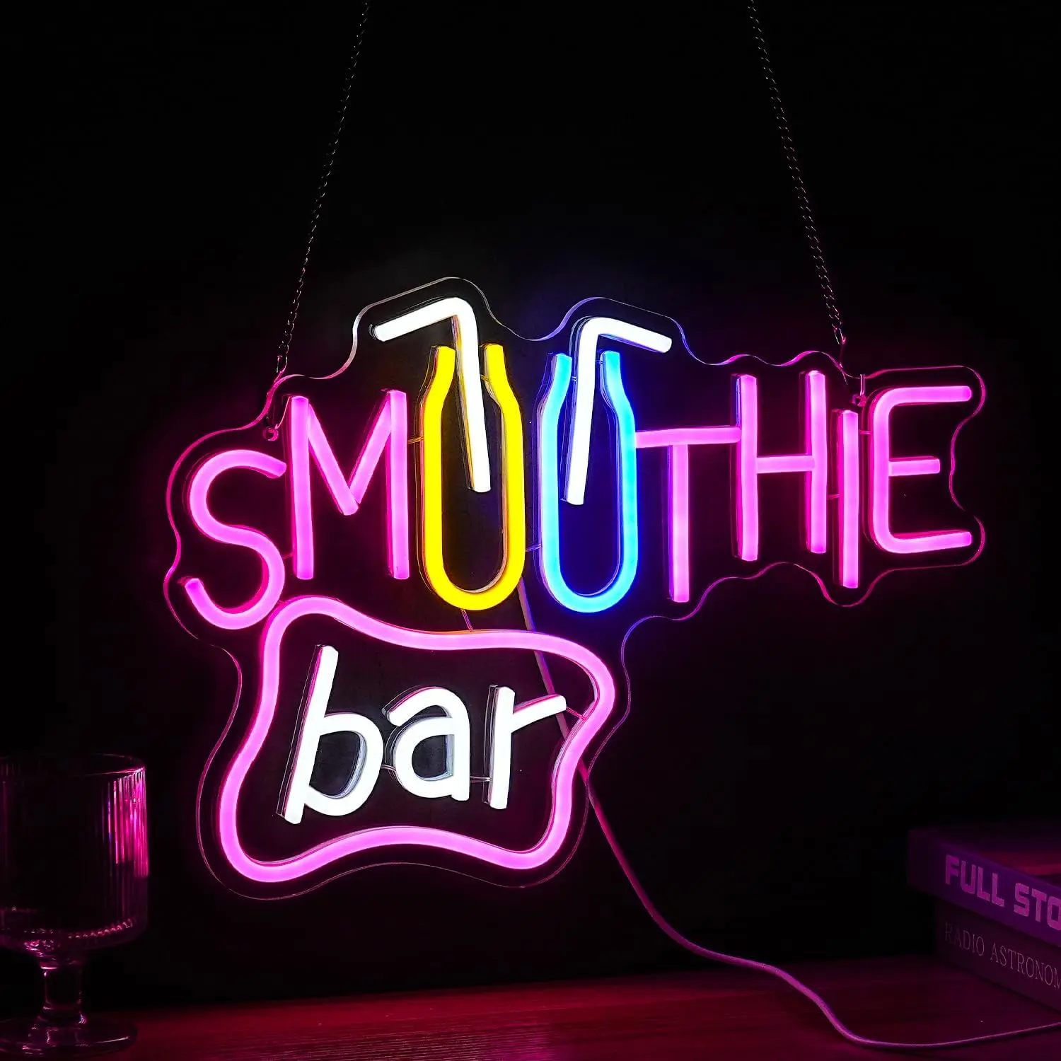 

Smoothie Bar Neon Sign LED Drink Milk Tea LED Light Wall Decor Bar Light Up Cool Sign For Store Beverage Shop Restaurant Club