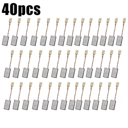 40Pcs 14*8*6mm Carbon Brush For For Bosch Metabo Angle Grinder Electric Hammer Drill Power Tool