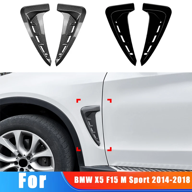 

For BMW X5 F15 M Sport 2014-2018 2015 2016 2017 Fender Side Air Outlet Car Sticker Decoration Modification Accessories