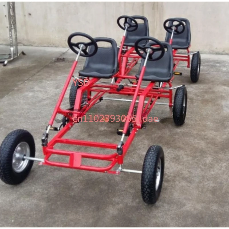 Quality Metal Family Use 1-4 Seat Cheap Children Pedal Cars Go-kart & Kart Racer Parts & Accessories