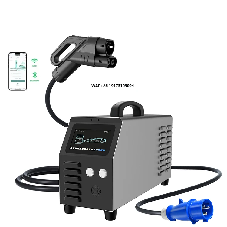 7KW Portable DC Charger EV Home Charging Stations GBT CCS1 CCS2 Car Electric Chargers 7KW 20KW 30KW 40KW Fast DC EV Charger